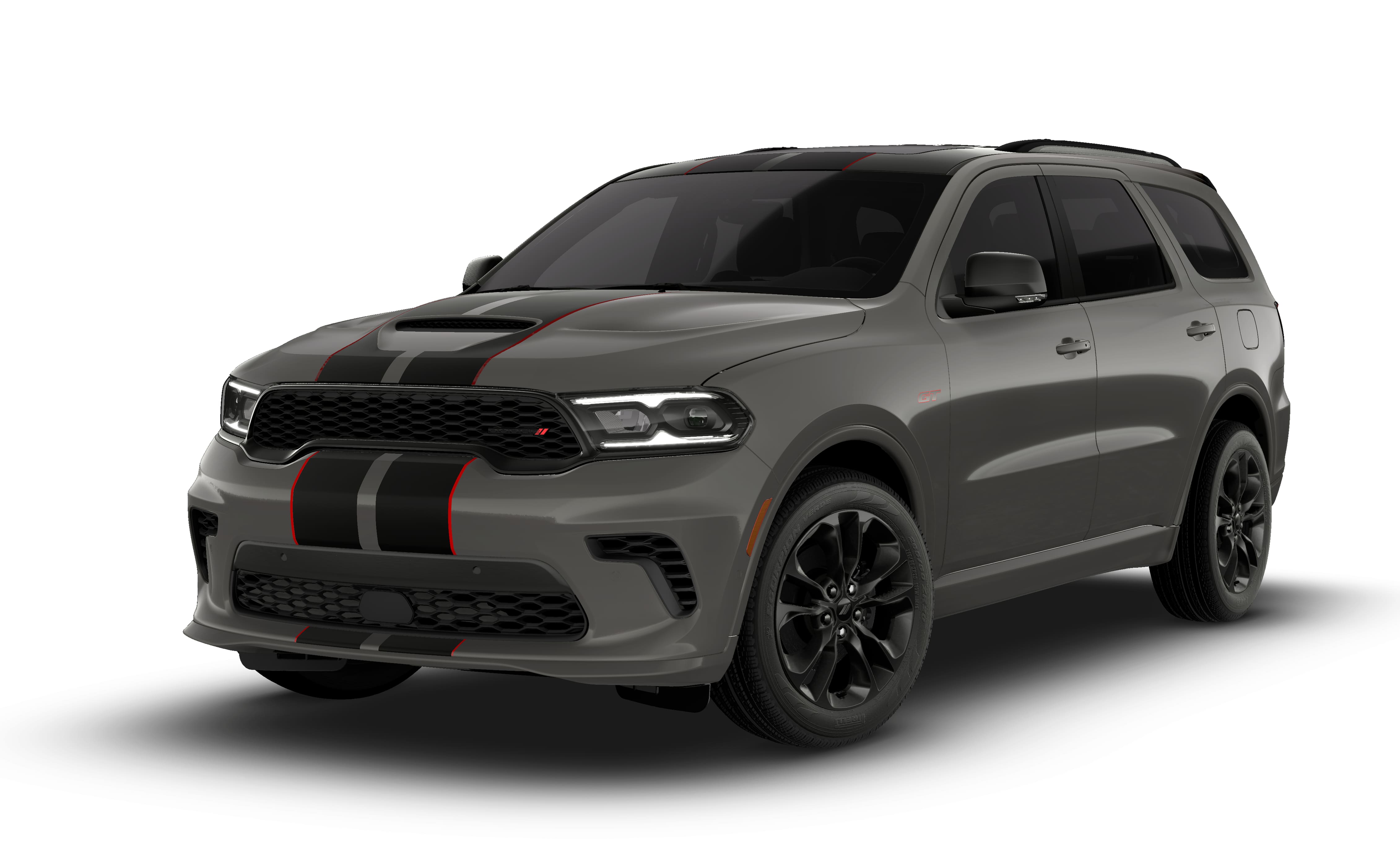 2026 Dodge Durango DURANGO GT PLUS AWD in Destroyer Gray Clear-Coat Exterior Paint — front three-quarter view