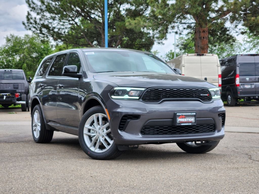 2026 Dodge Durango DURANGO GT AWD in Vapor Gray Exterior Paint — front three-quarter view