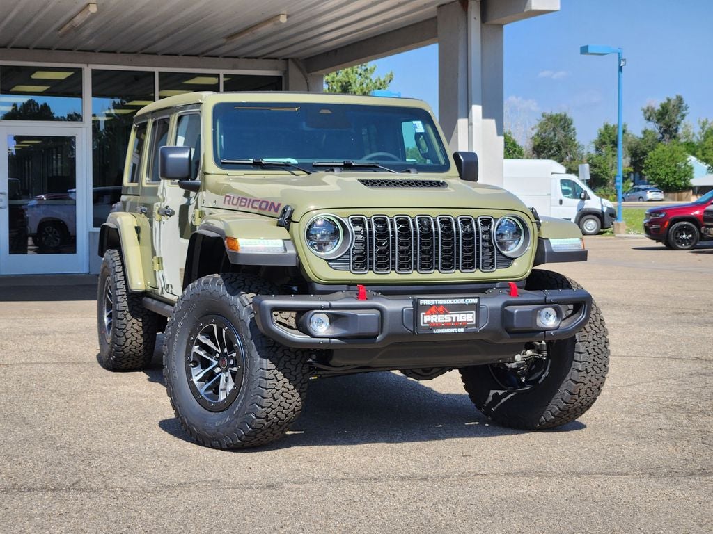 2026 Jeep Wrangler WRANGLER 4-DOOR RUBICON X in 41 Exterior Paint — front three-quarter view