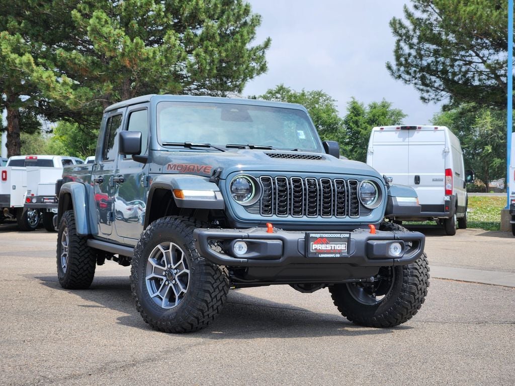 2026 Jeep Gladiator GLADIATOR MOJAVE X 4X4 in Anvil Clear-Coat Exterior Paint — front three-quarter view