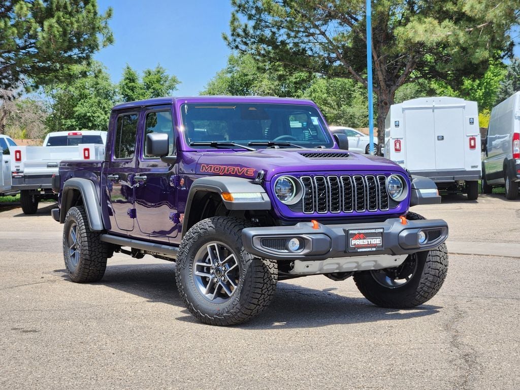 2026 Jeep Gladiator GLADIATOR MOJAVE 4X4 in Reign Exterior Paint — front three-quarter view