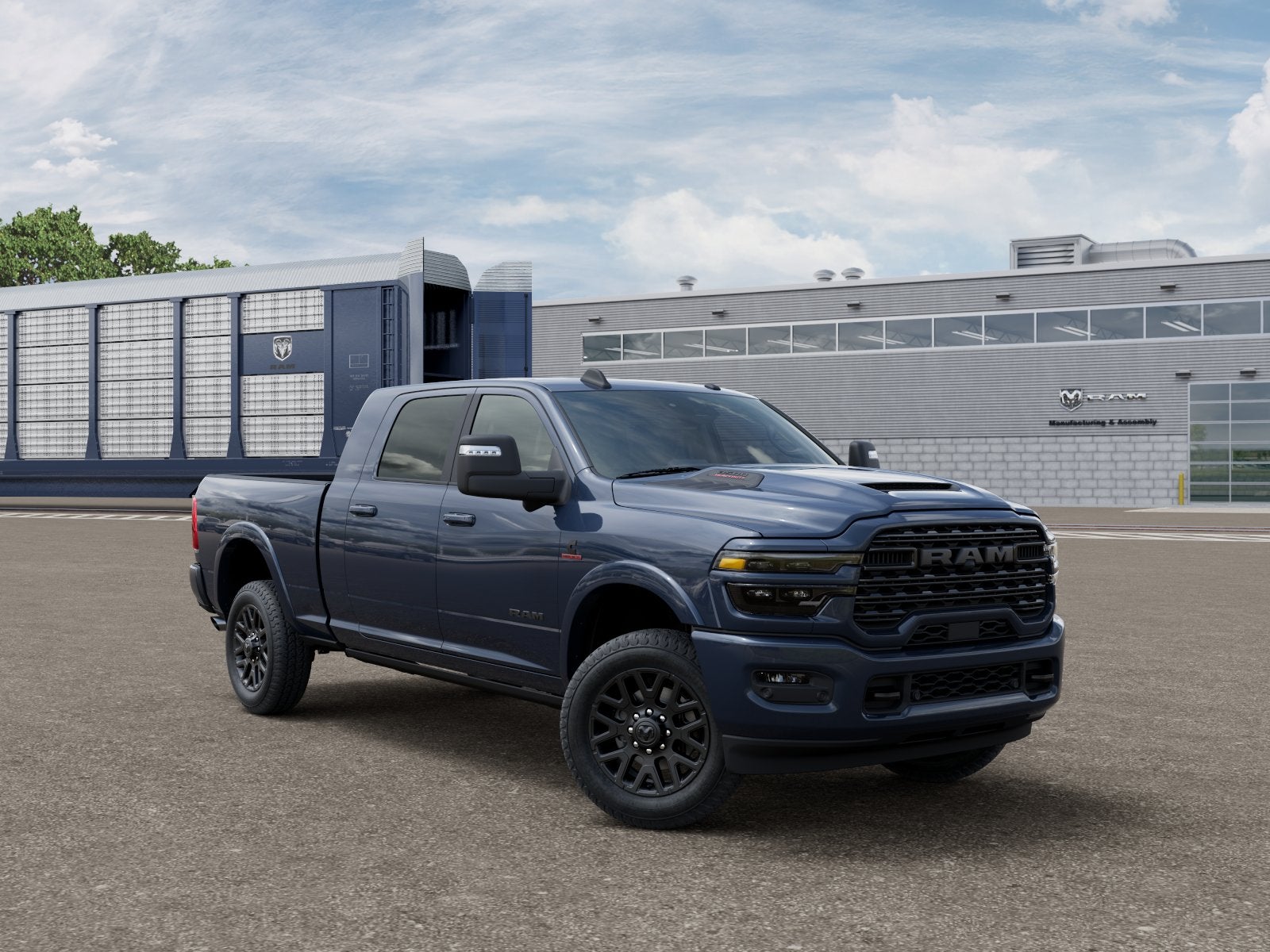 2026 RAM 3500 — rear three-quarter view