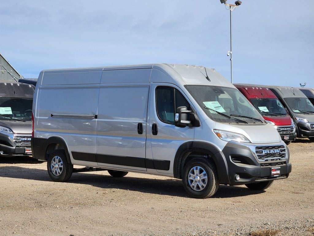 2026 RAM Promaster RAM PROMASTER 2500 SLT CARGO VAN HIGH ROOF 159' WB in Bright Silver Metallic Clear-Coat Exterior Paint — front...