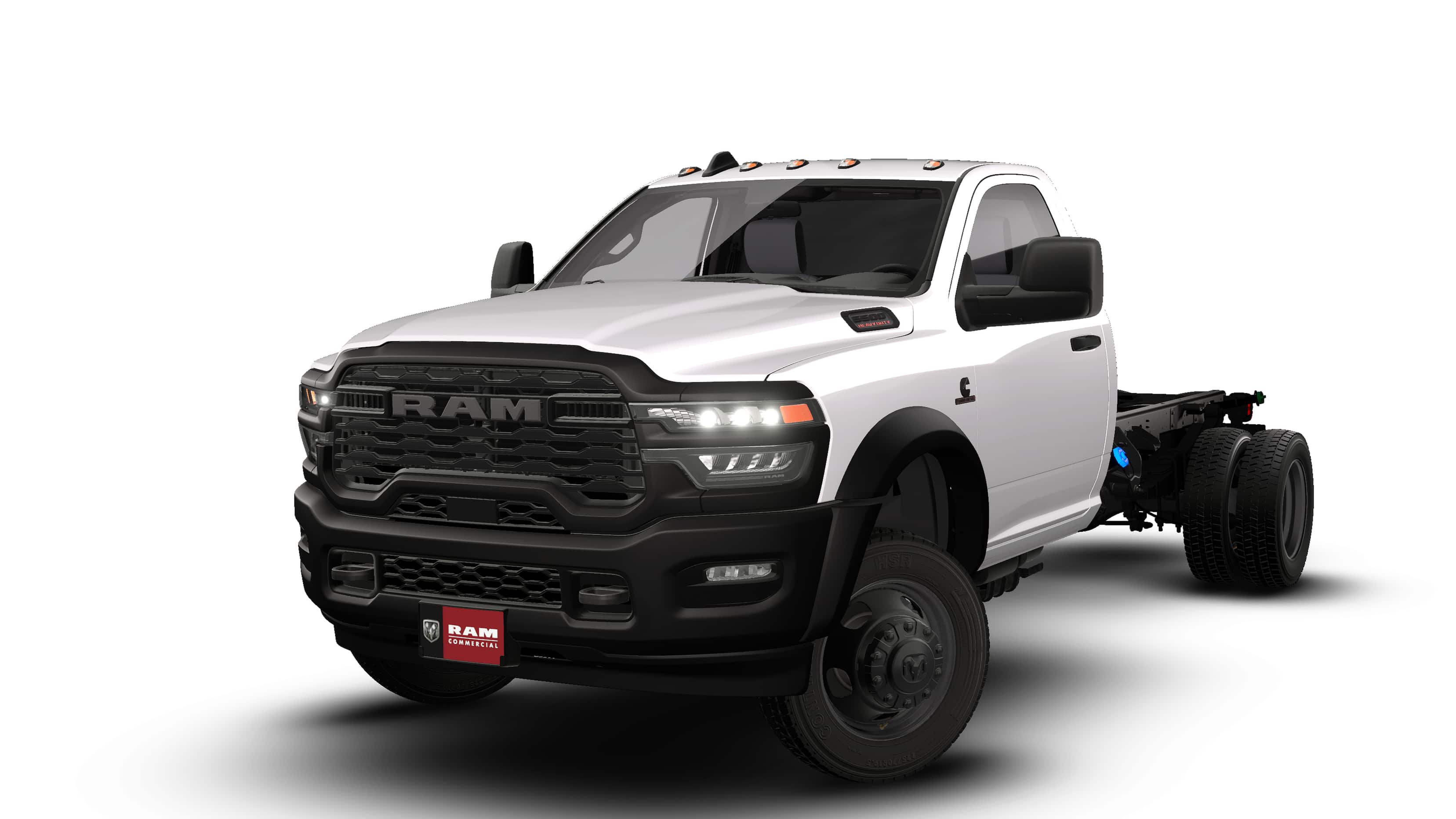 2026 RAM 5500 Chassis Cab RAM 5500 TRADESMAN CHASSIS REGULAR CAB 4X4 84' CA in Bright White Clear-Coat Exterior Paint — front...