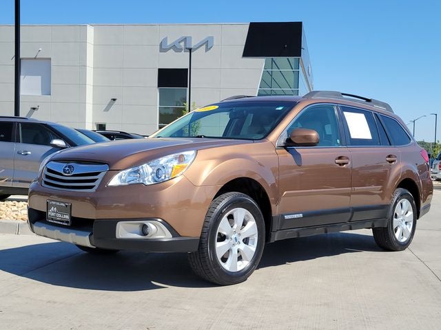 2012 Subaru Outback 2.5i Limited in Caramel Bronze Pearl — front three-quarter view